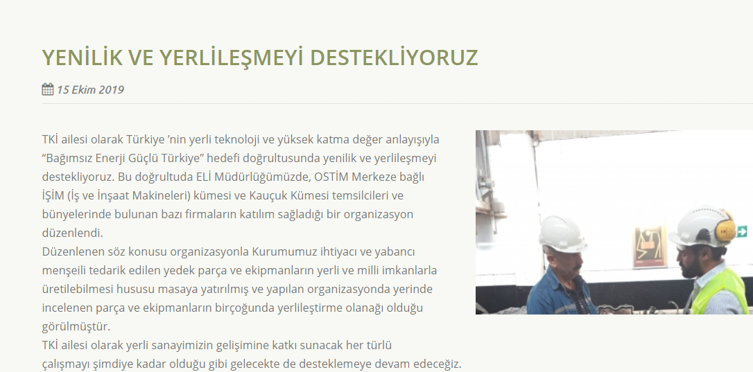 Basın'dan-Türkiye Kömür İşletmeleri