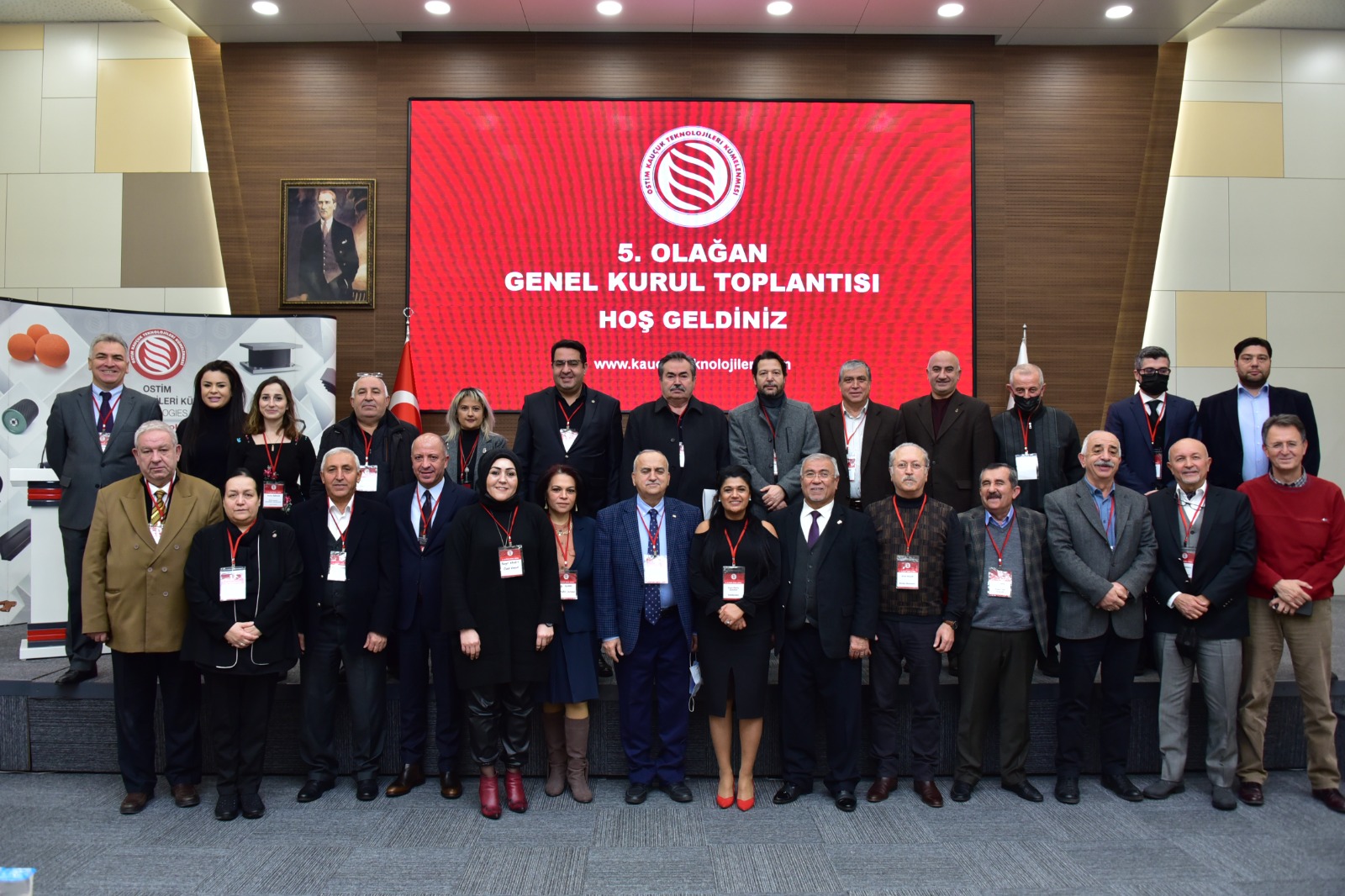 OSTİM Kauçuk Teknolojileri Kümelenmesi 5. Olağan Genel Kurulu, OSTİM OSB Konferans Salonu’nda gerçekleştirildi. 